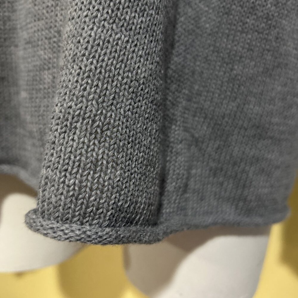 Pink Pineapple Cotton Skull Gray Sweater Size Medium Goth Cottage Fairy $118 - Picture 4 of 12